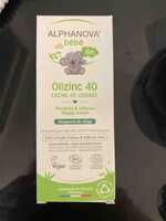 ALPHANOVA - Olizinc 40 - Crème de change