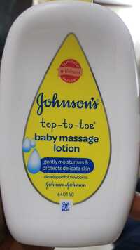 JOHNSON'S - Top-to-toe - Baby massage lotion
