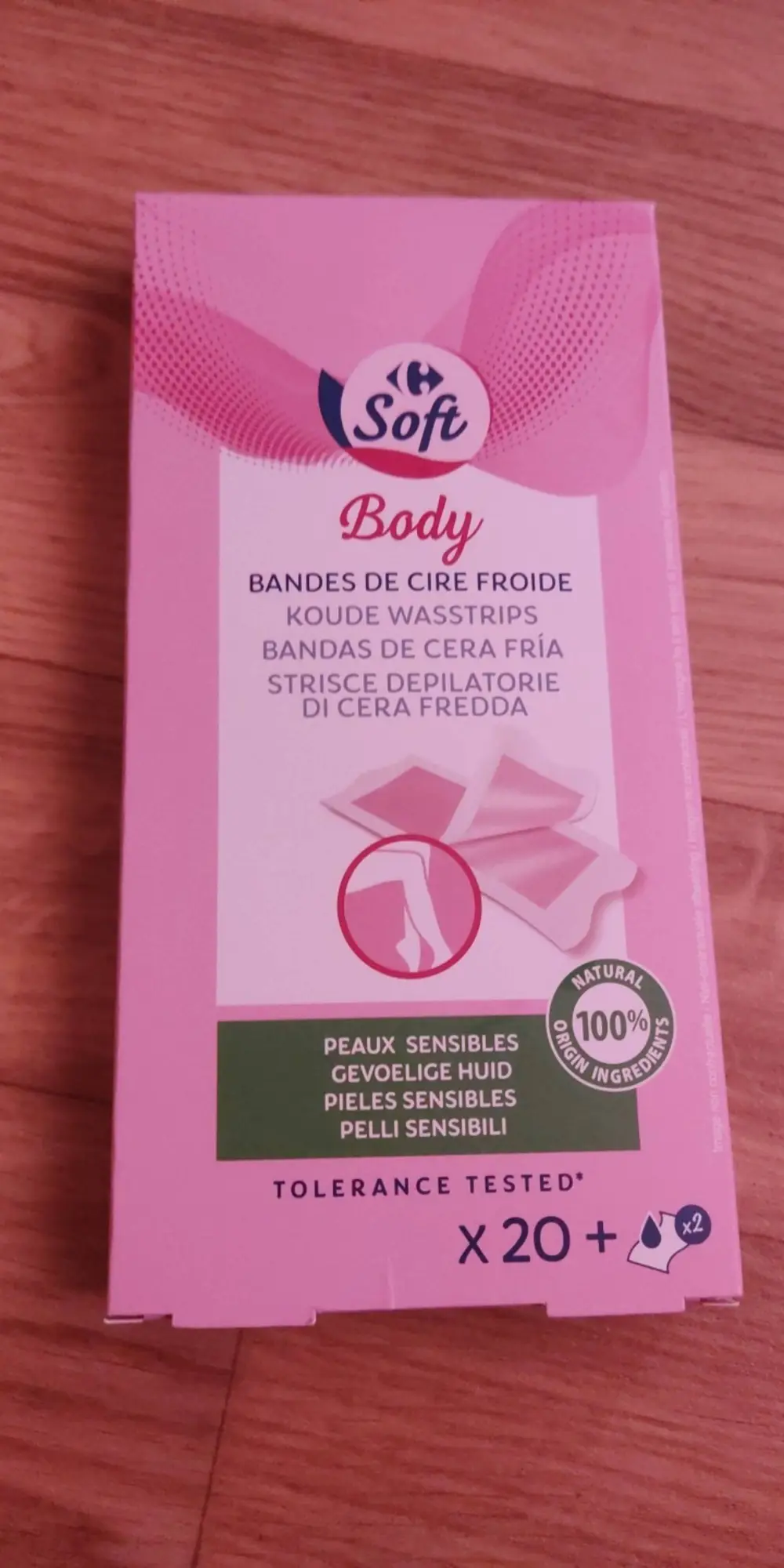 CARREFOUR SOFT - Body - Bandes de cire froide