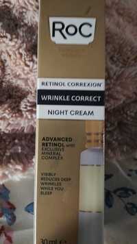 ROC - Retinol correxion - Wrinkle correct night cream