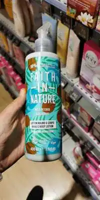 FAITH IN NATURE - Noix de coco - Lotion mains & corps