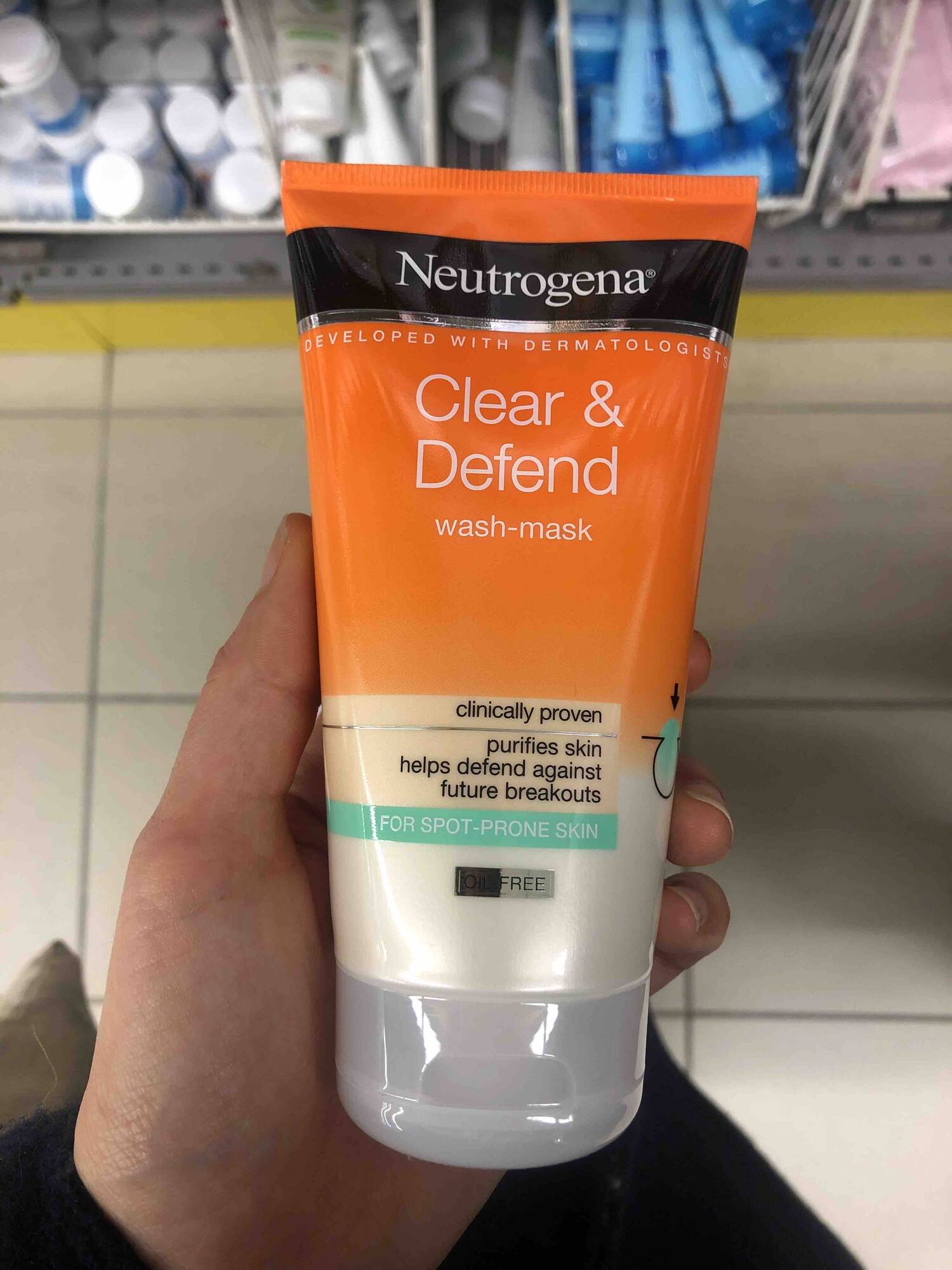 NEUTROGENA - Clear & defend - Wash-mask 