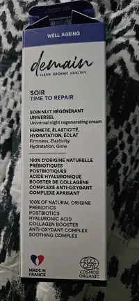DEMAIN - Time to repair - Soin nuit régénérant universel