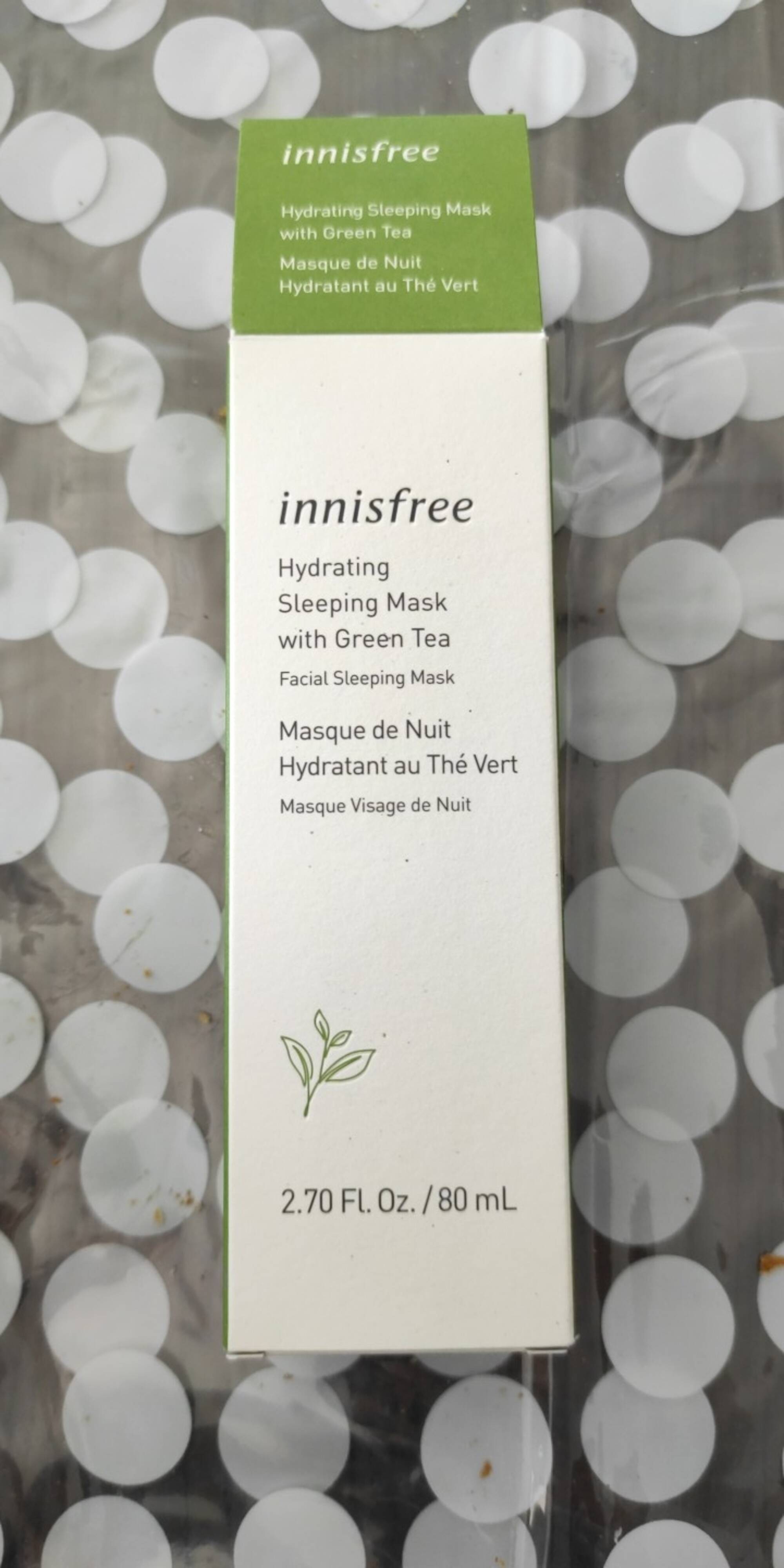 INNISFREE - Masque de nuit hydratant au thé vert