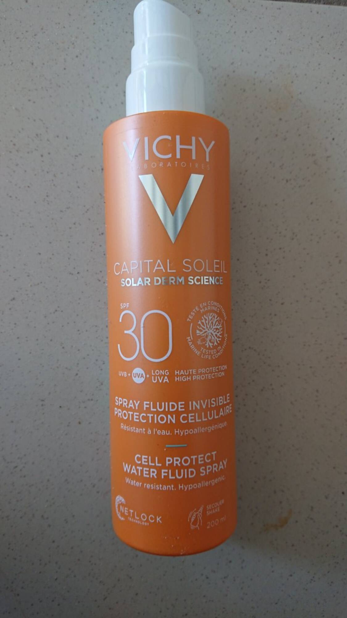 VICHY - Capital soleil - Spray fluide invisible SPF 30
