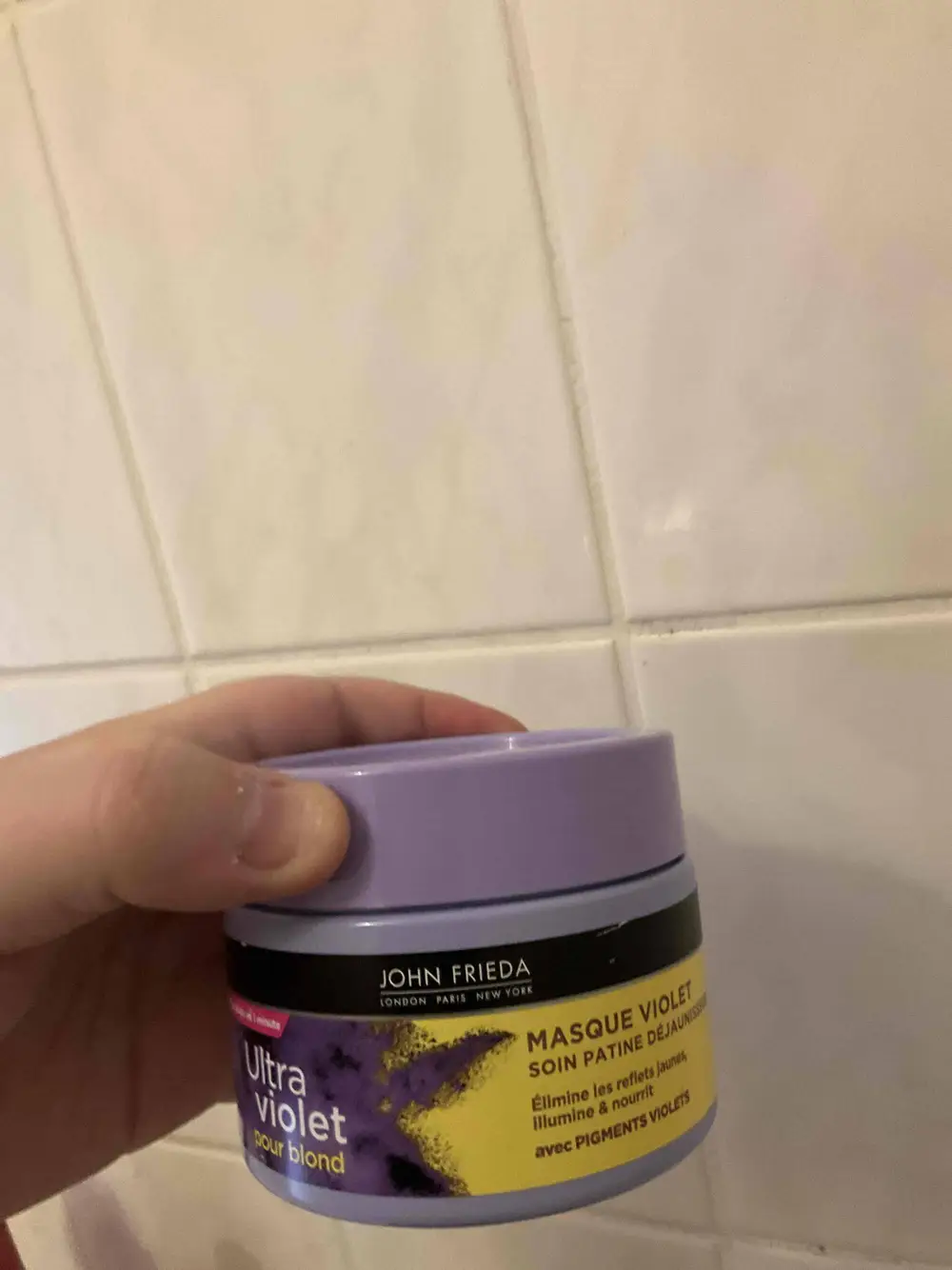 JOHN FRIEDA - Ultra violet pour blond - Masque violet 