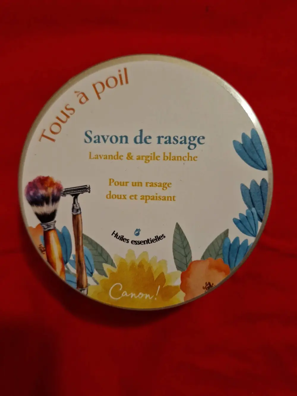 SAVONNERIE CANON - Tous à poil - Savon de rasage lavande & argile blanche