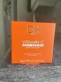 DRH SKINCARE - Hydratant anti-âge de nuit à la vitamine C
