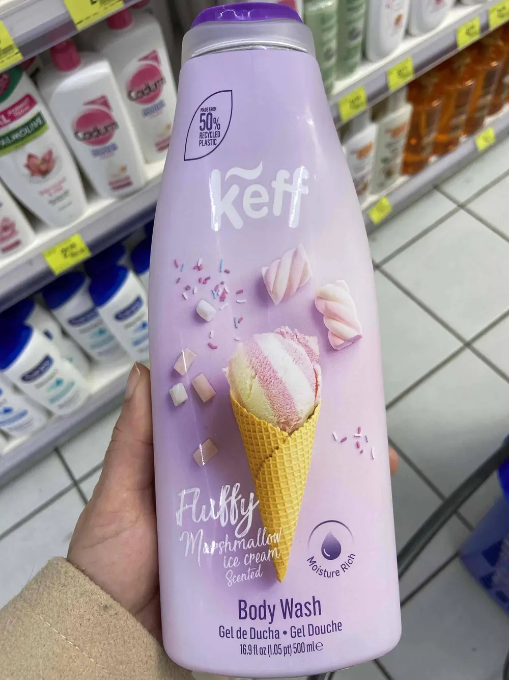 KEFF - Fluffly marshmallow ice cream scented - Gel douche