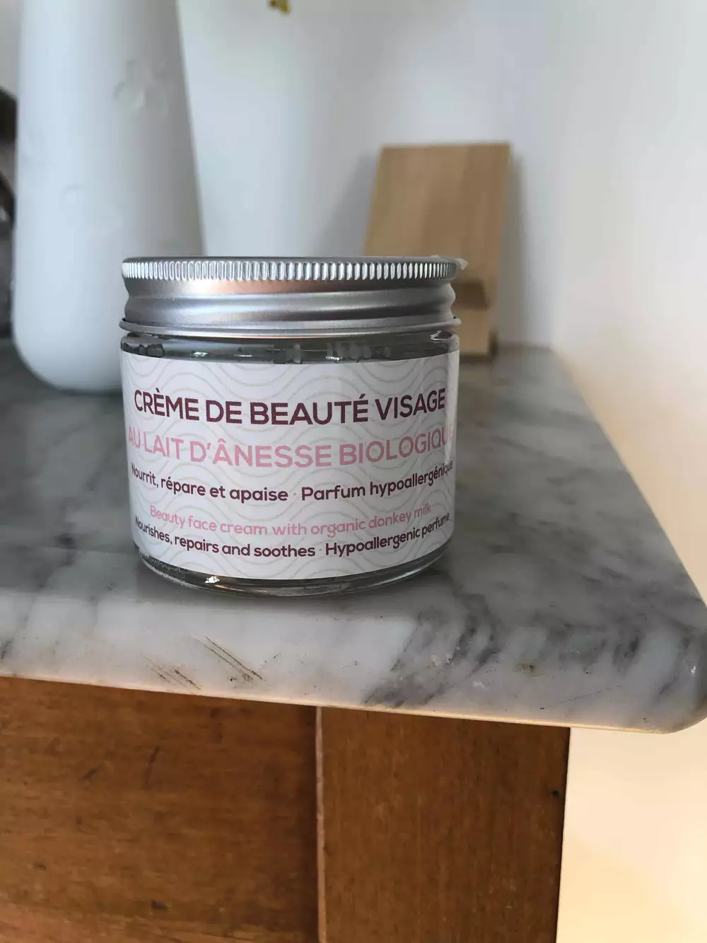 LE SECRET NATUREL - Crème de beauté visage au lait d'ânesse biologique