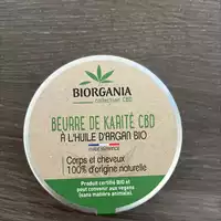 BIORGANIA - Beurre de karité CBD à l'huile d'argan bio