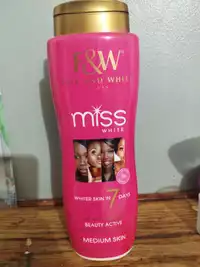 FAIR AND WHITE - Miss white - Lait éclaircissante 