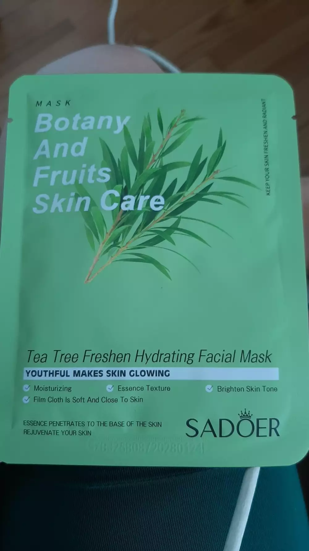 SADOER - Tea tree freshen hydrating facial mask
