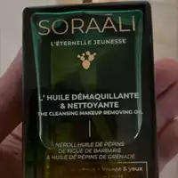 SORAALI - L’huile démaquillante et nettoyante