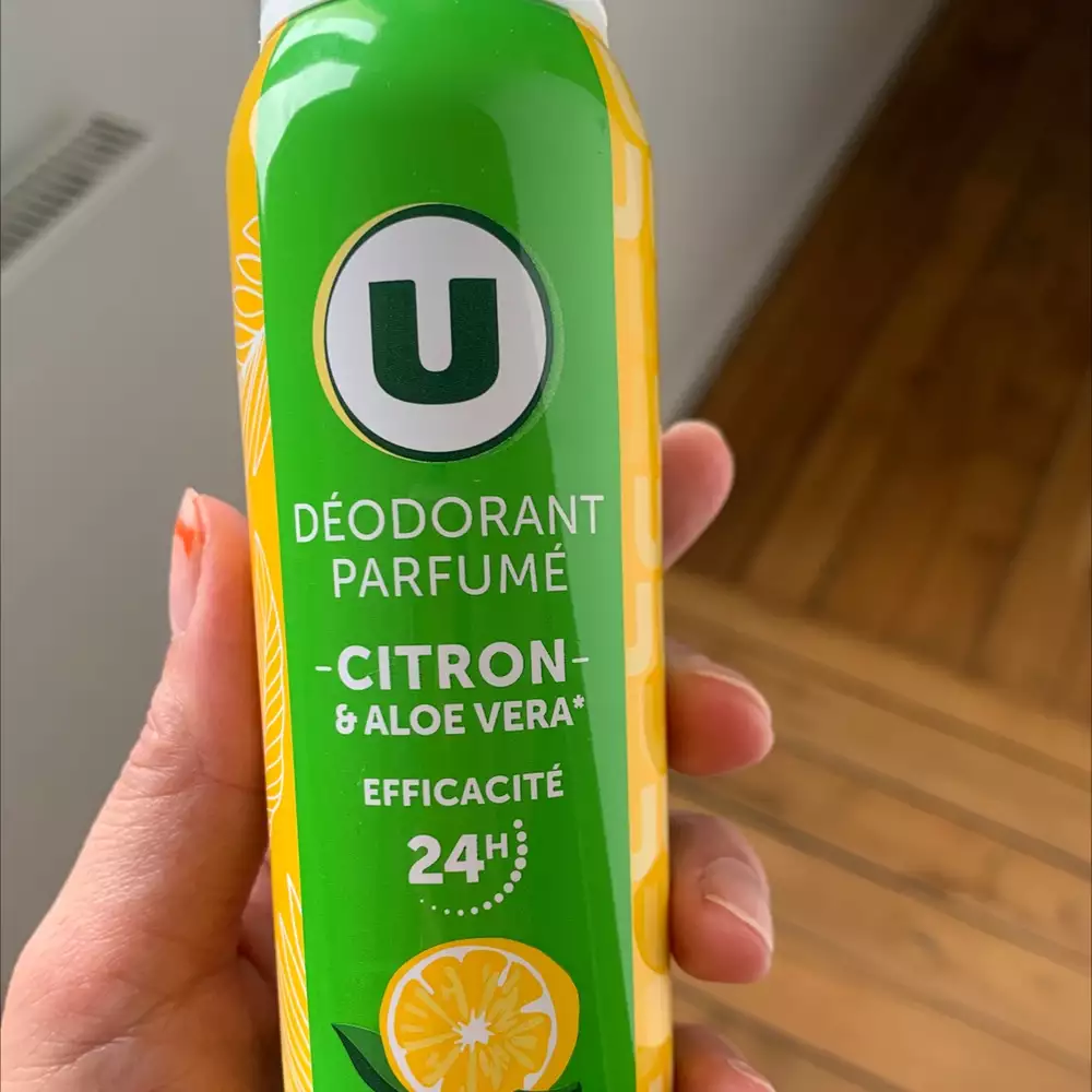 U - Déodorant citron & aloe vera 24h