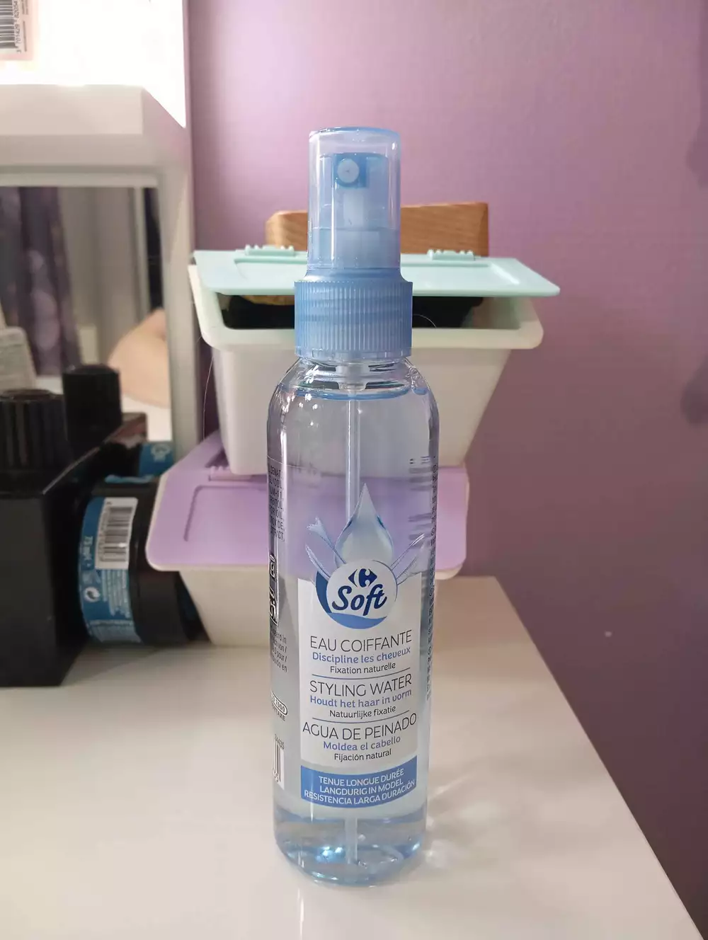 CARREFOUR - Eau coiffante discipline les cheveux