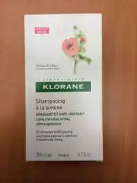 KLORANE - Shampooing à la pivoine