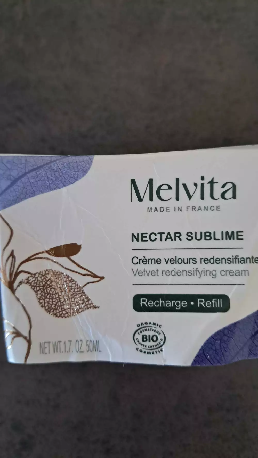 MELVITA - Nectar sublime - Crème velours redensifiante