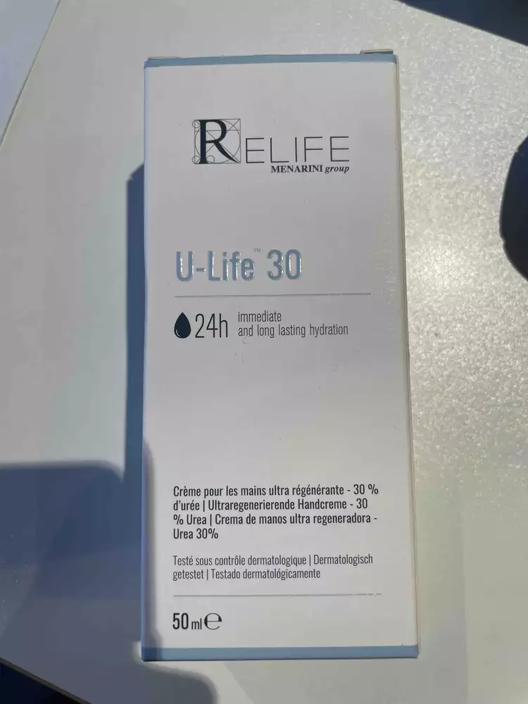 RE-LIFE - U-Life 30 - Crème pour les mains