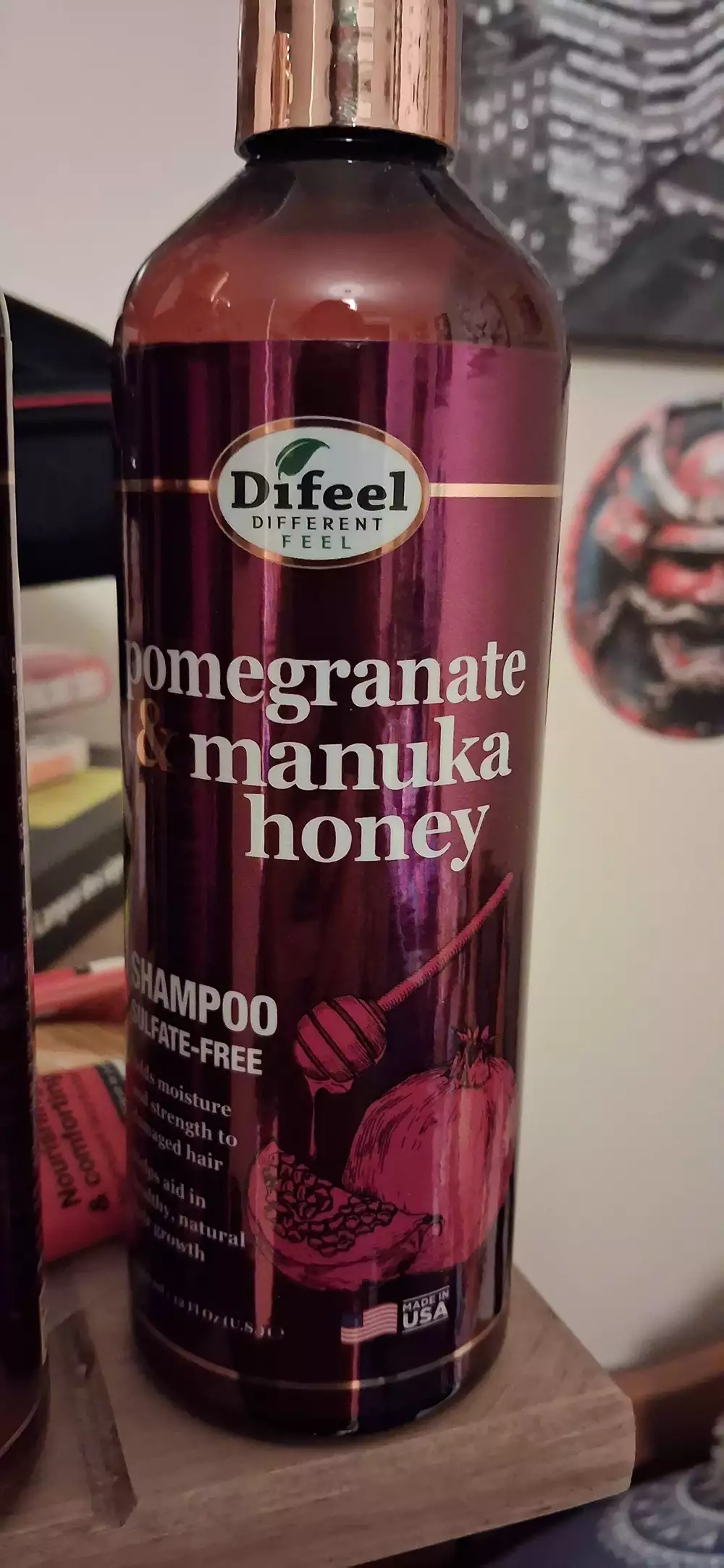 DIFEEL - Shampooing pomegranate & manuka honey