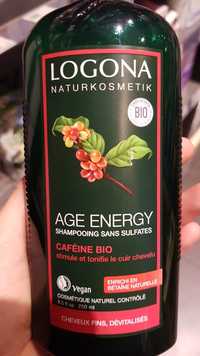 LOGONA - Age energy shampooing sans sulfates caféine bio