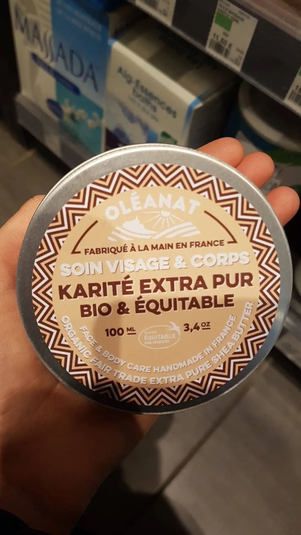 OLÉANAT - Soin visage et corps - Karité extra pur bio & équitable