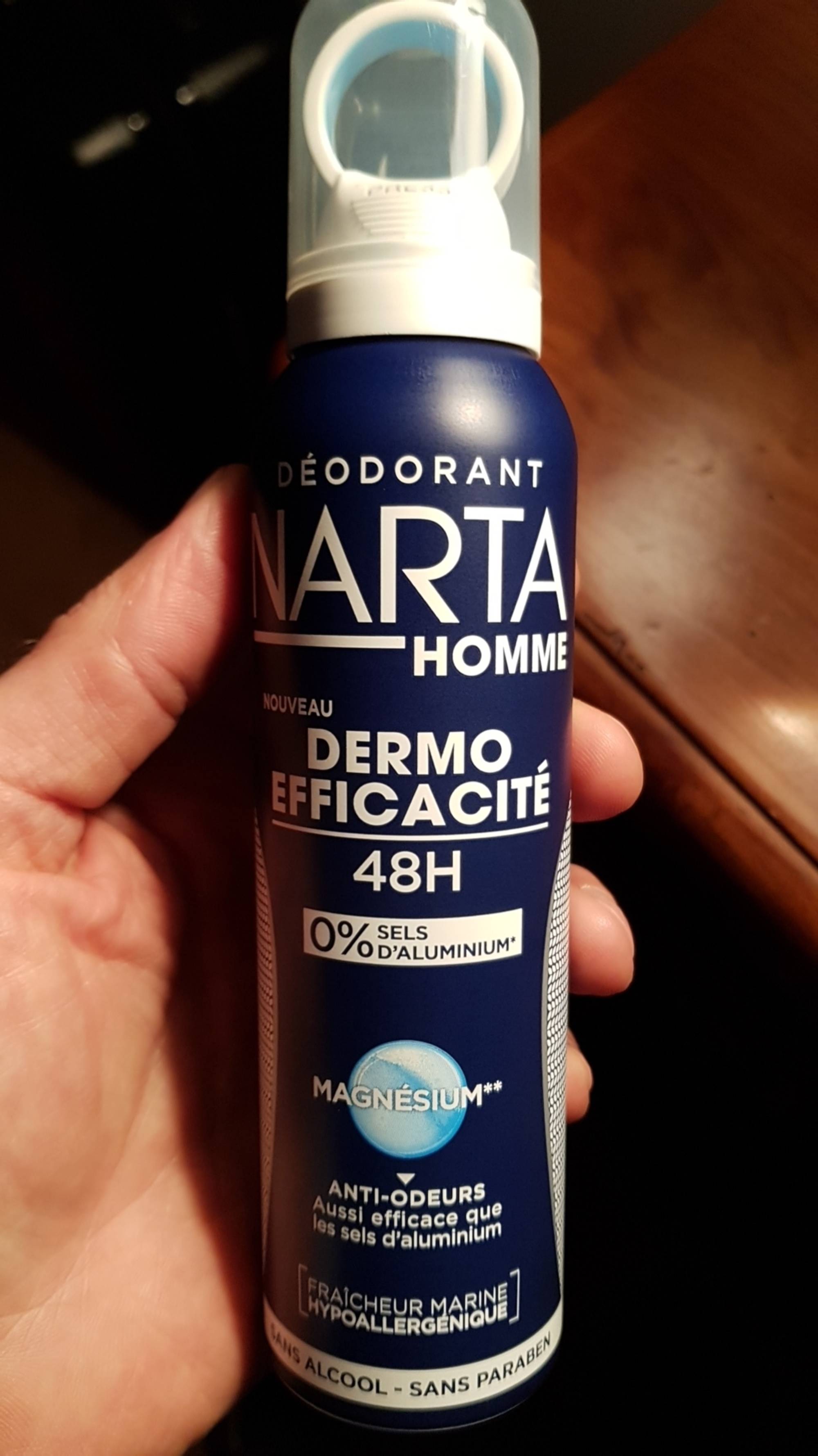 Déodorant bille, Anti-odeurs, Bio-efficacité, Narta