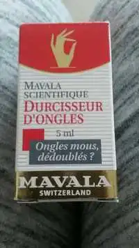 MAVALA - Scientifique - Durcisseur d'ongles