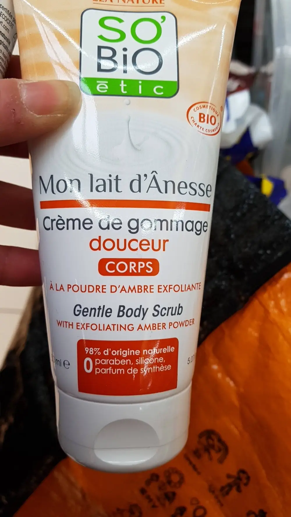 SO'BIO ÉTIC - Mon lait d'ânesse - Crème de gommage douceur corps