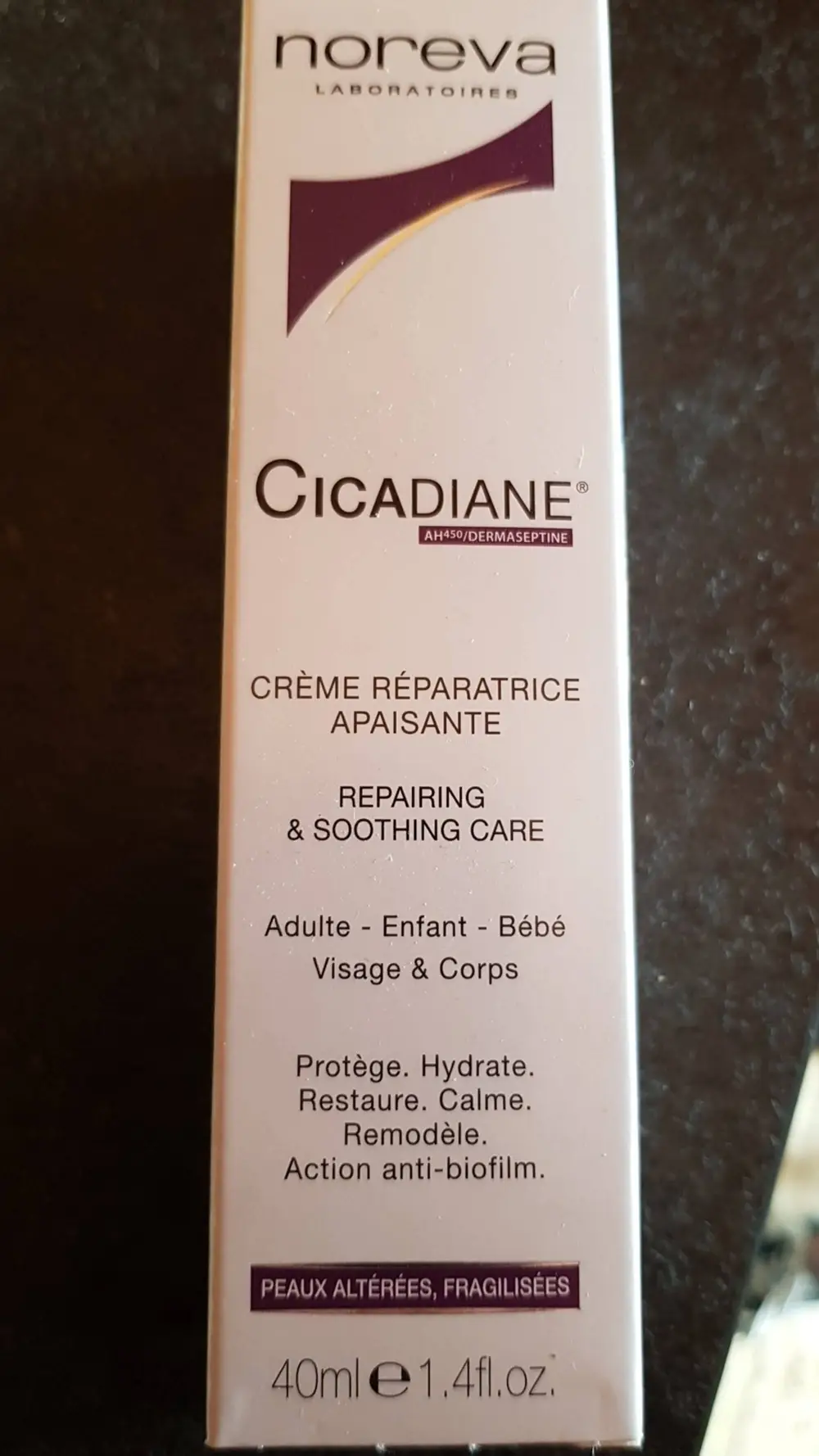 NOREVA - Cicadiane - Crème réparatrice apaisante