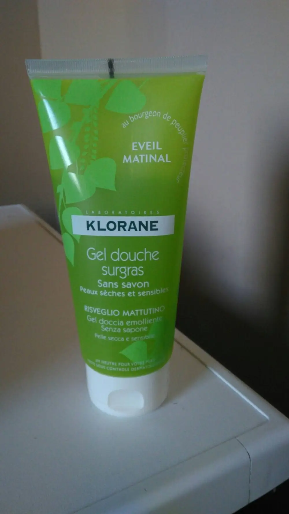 KLORANE - Eveil matinal - Gel douche surgras