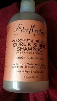 SHEA MOISTURE - Coconut & Hibiscus - Curl & Shine shampoo