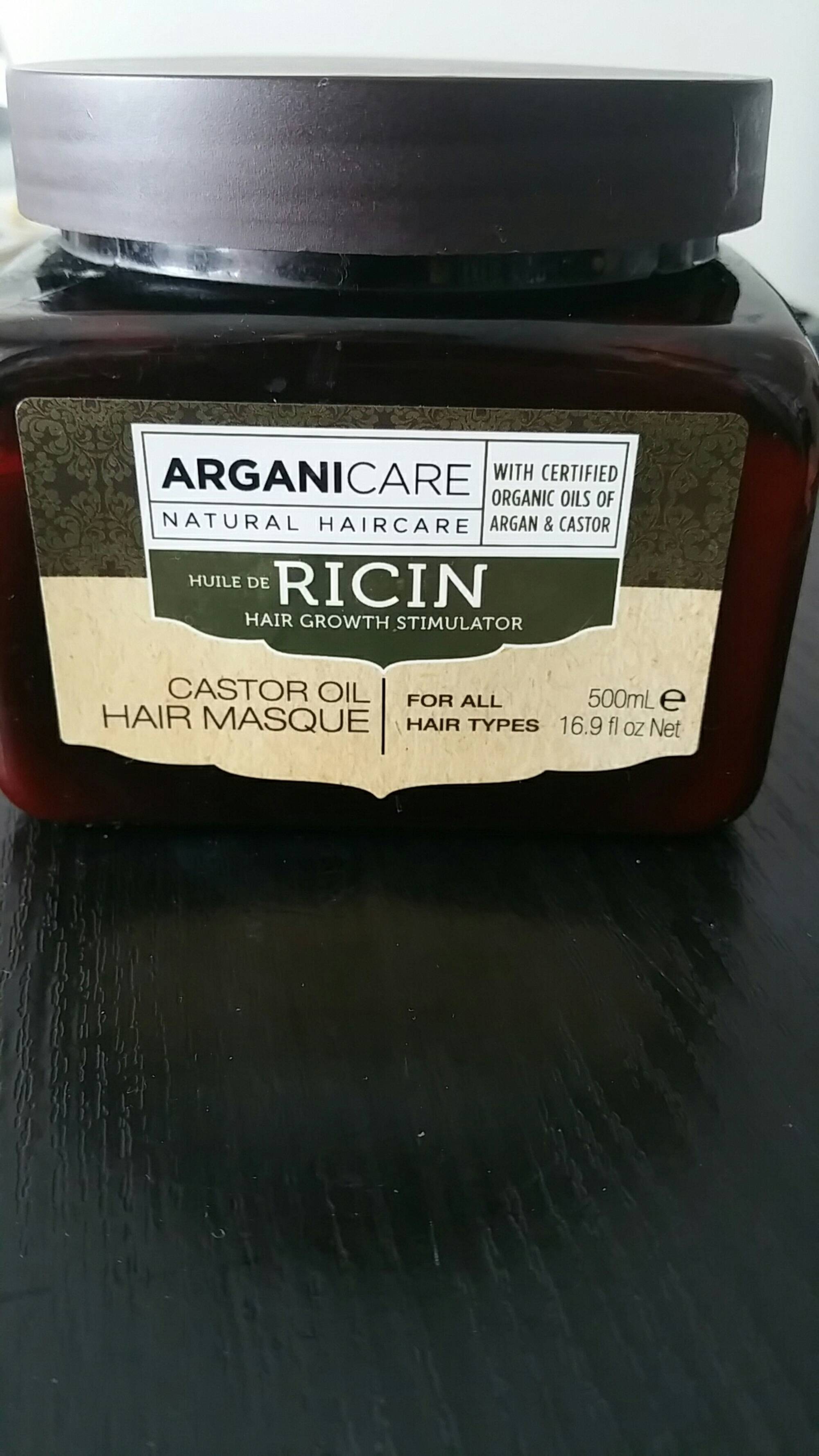 ARGANICARE - Masque renforçateur à l'huile de ricin