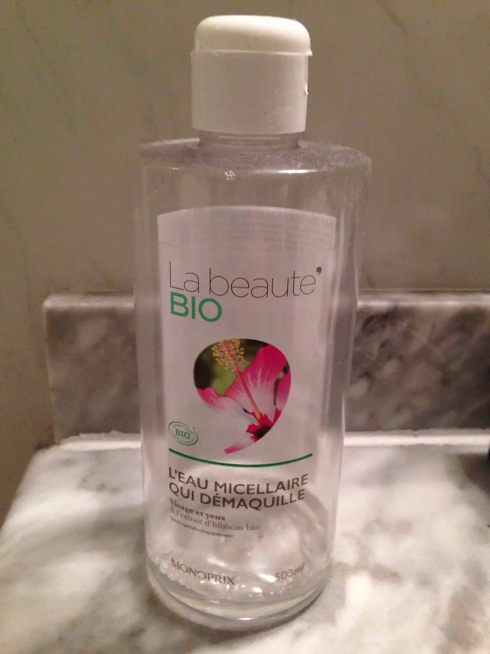 MONOPRIX - La beauté bio - L'eau micellaire qui démaquille