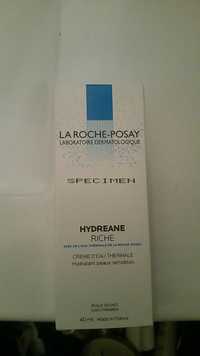 LA ROCHE-POSAY - Hydreane riche - Crème d'eau thermale 