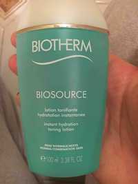 BIOTHERM - Biosource - Lotion tonifiante 