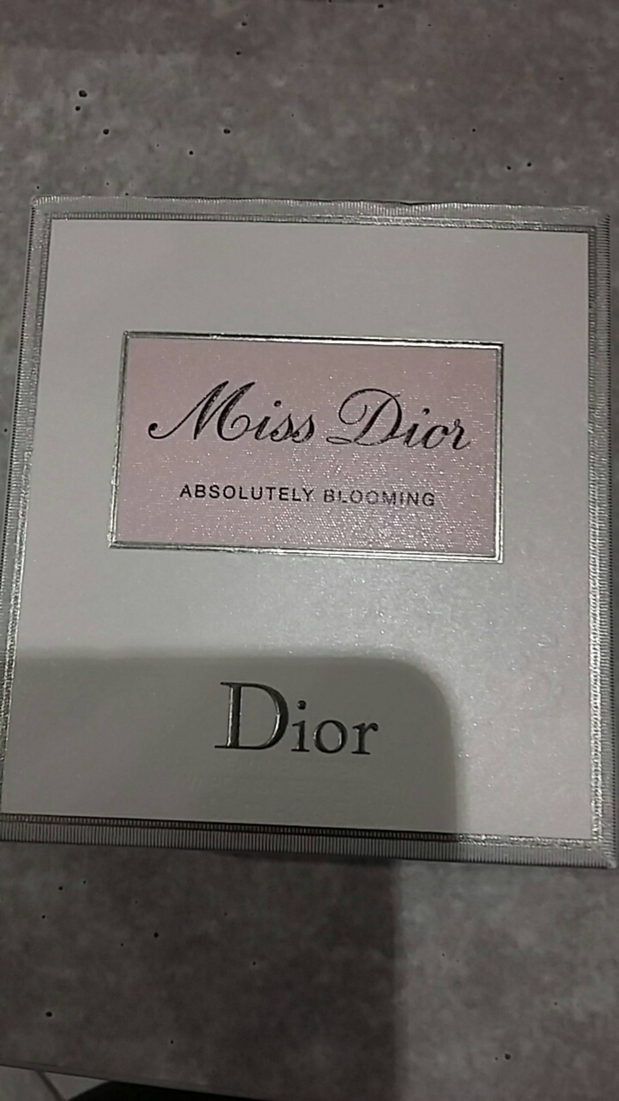 DIOR - Miss dior - Absolutely blooming
