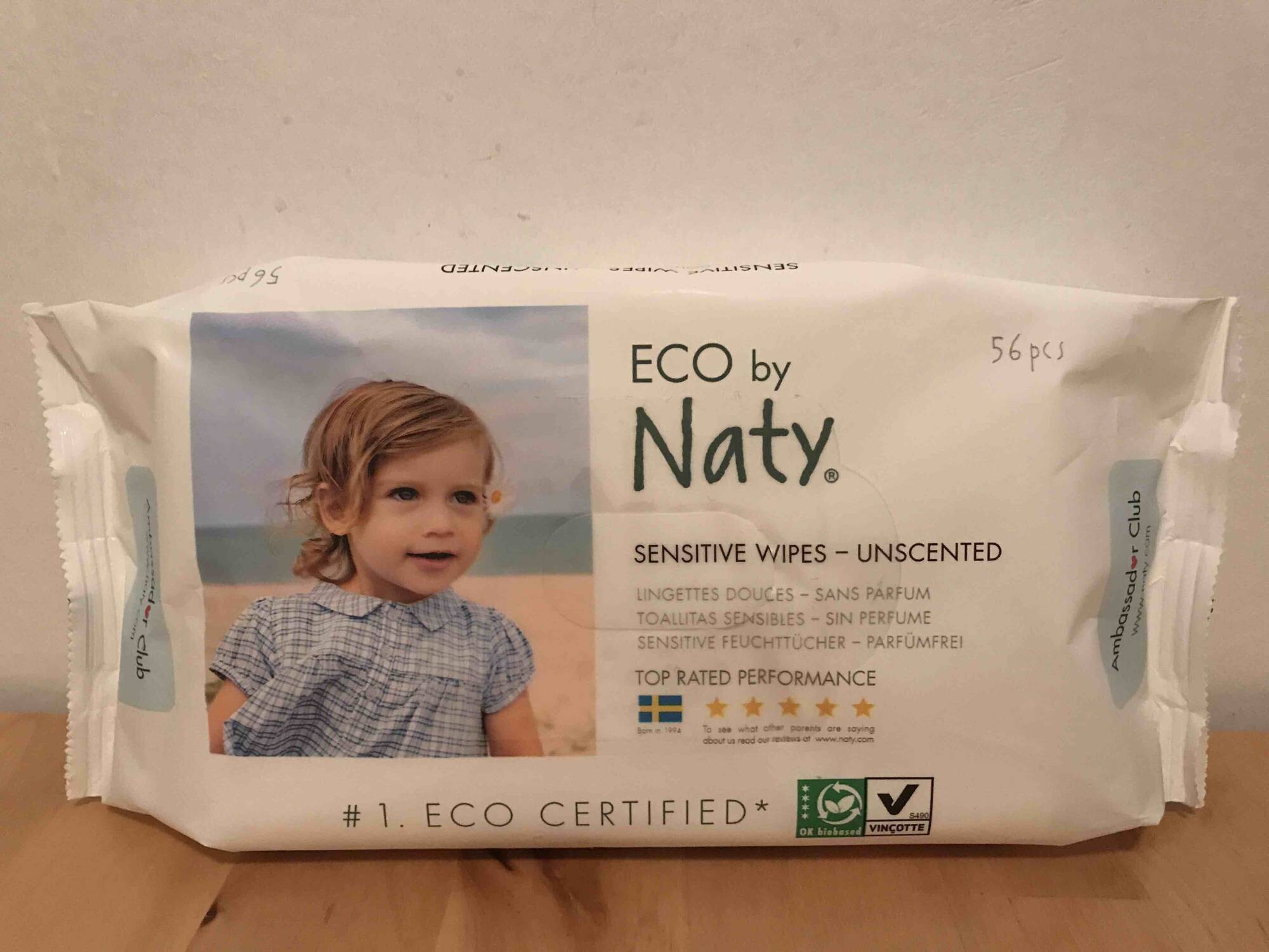 NATY - Eco - Lingettes douces