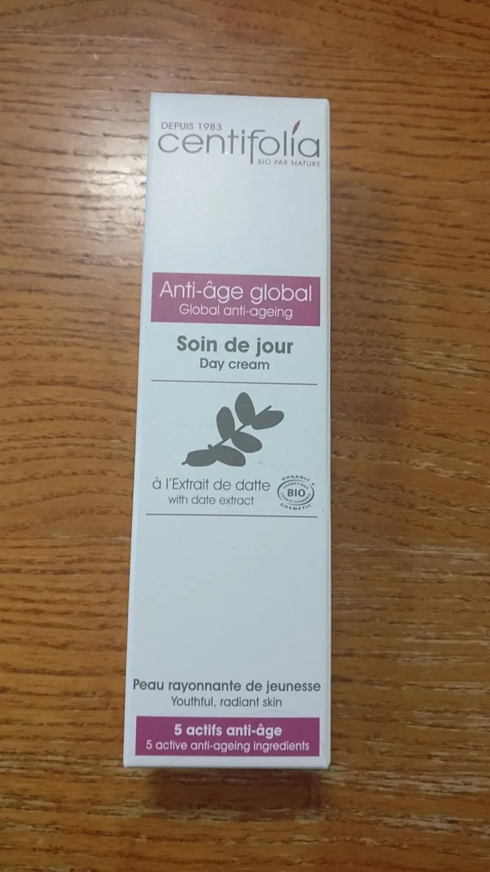 CENTIFOLIA - Soin du jour - Anti-âge global