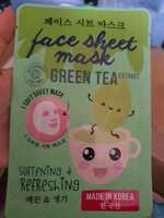 MAXBRANDS MARKETING - Face Sheet mask Green tea extract