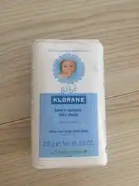 KLORANE - Bébé - Savon surgras très doux