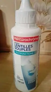 MERCUROCHROME - Solution lentilles souples - Format Avion