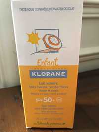 KLORANE - Lait solaire très haute protection enfant - spf 50+