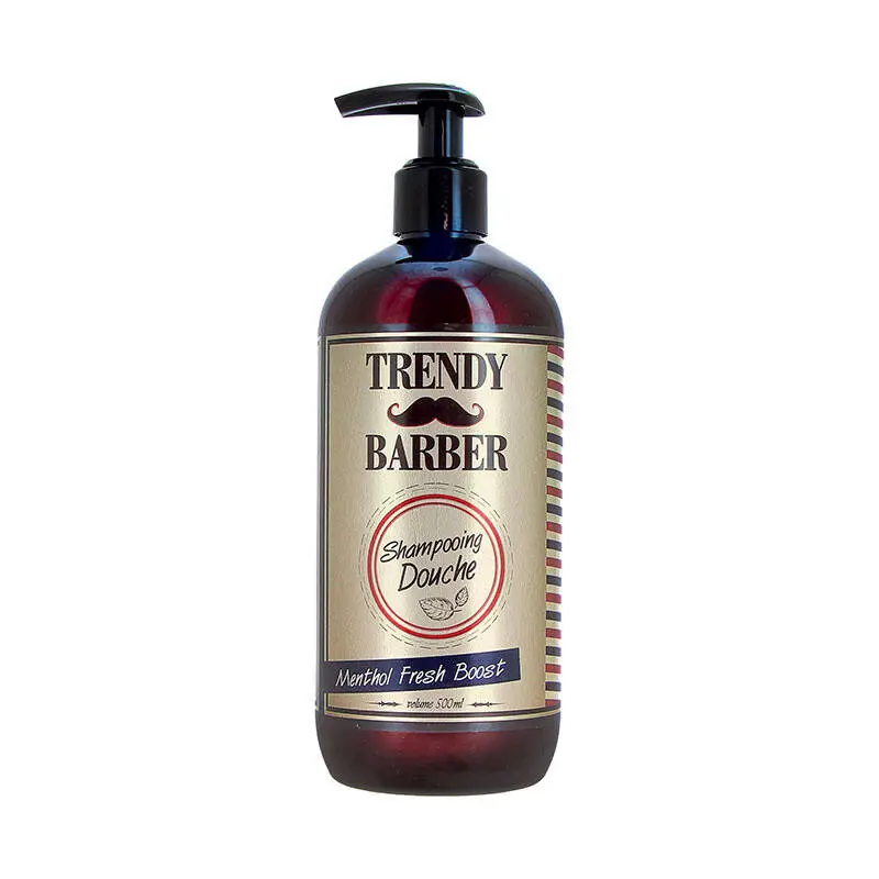 TRENDY BARBER - TRENDY BARBER SHP/DOUCHE MENTHOL FRESH 500ML
