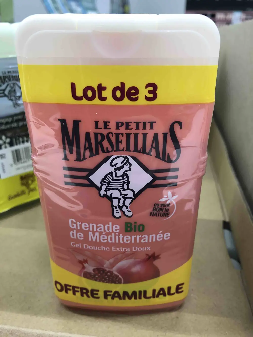 LE PETIT MARSEILLAIS - Grenade Bio de Méditerranée - Gel Douche extra doux