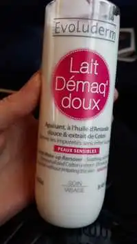 EVOLUDERM - Lait démaq'doux peaux sensibles