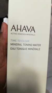 AHAVA - Eau tonique minérale