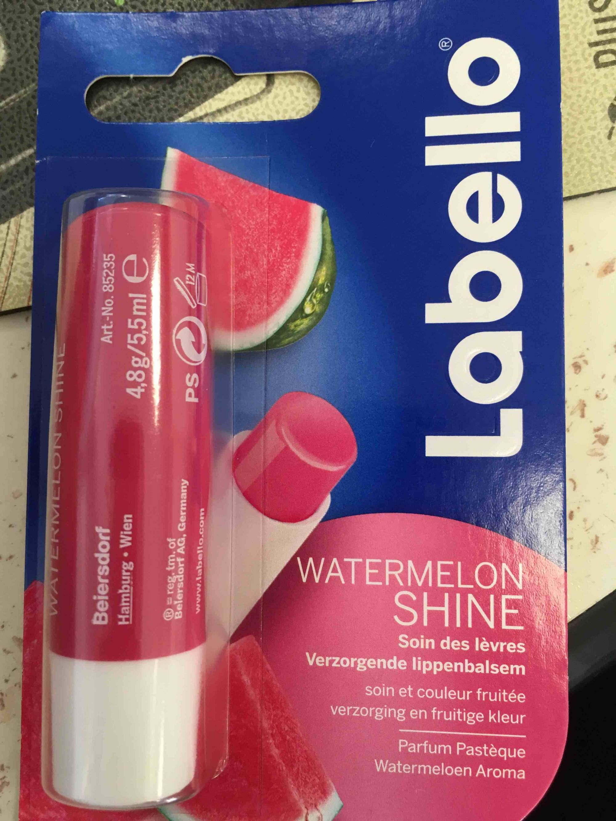 LABELLO - Watermelon shine - Soin des lèvres