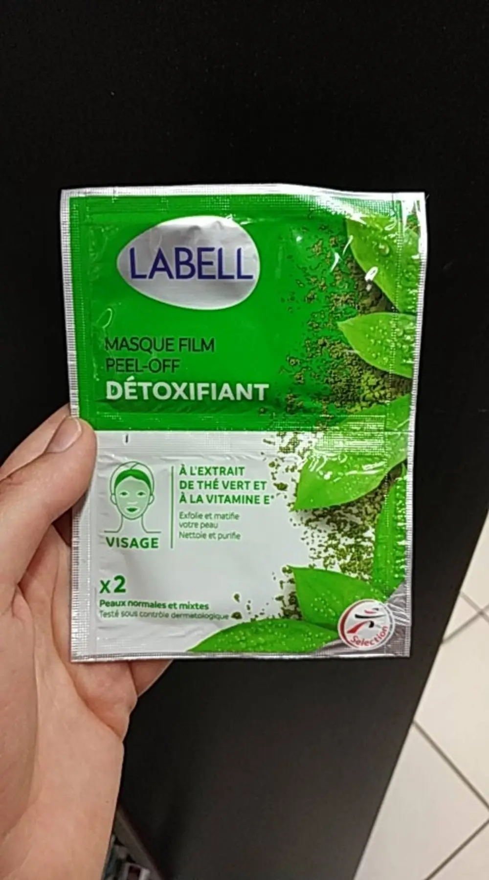 LABELL - Masque film peel-off détoxifiant