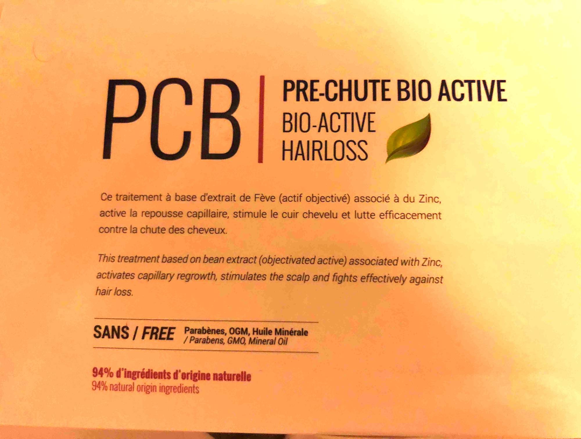 CLINERIENCE - PCB - Pre-chute bio active hairloos